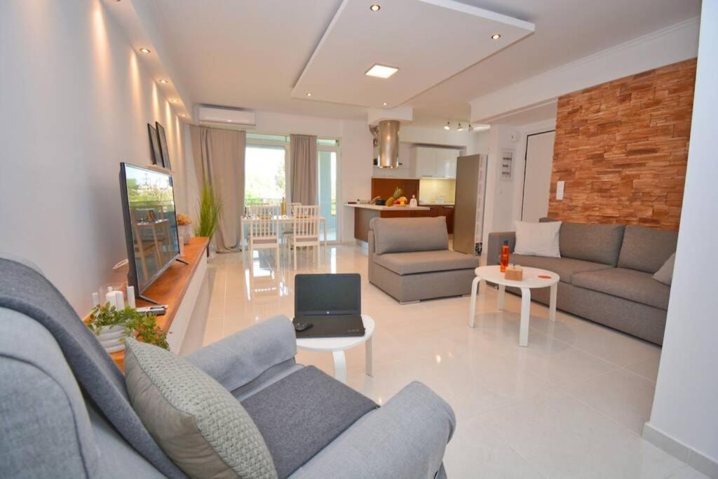 Potamos Deluxe White Apartment Exterior foto